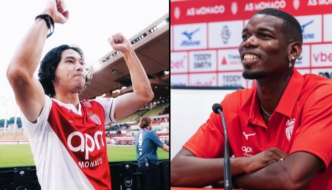 Pogba Monaco, Minamino Monaco, Paul Pogba learning from Minamino, French football news, Ligue 1 2025/26, Adi Hutter