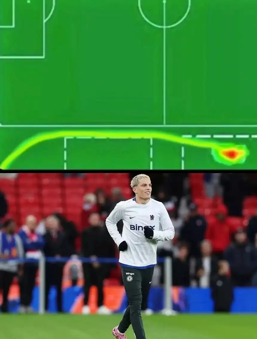 The Ironic “Heat Map” That Turned Garnacho Into a Joke After Chelsea’s Win