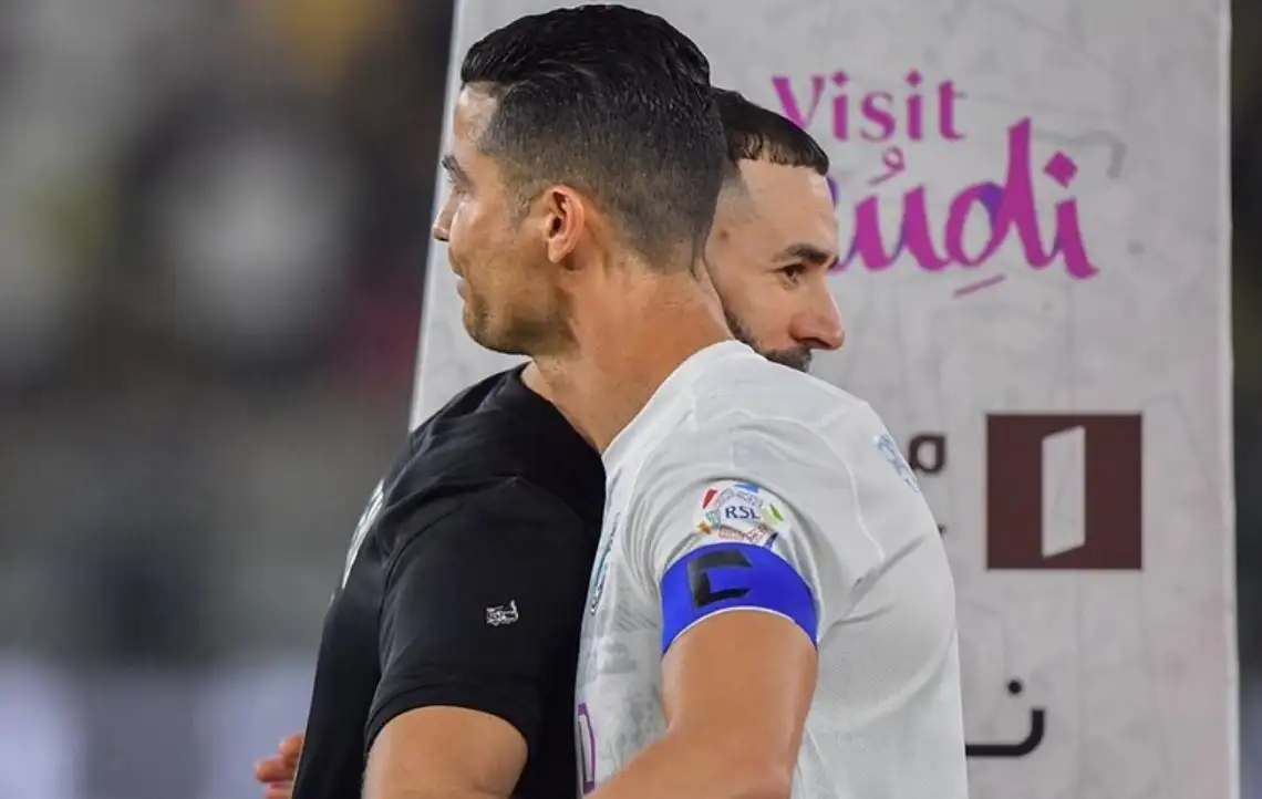 Benzema denies rumors of tension with Ronaldo in Saudi Arabia